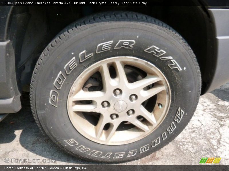 Brillant Black Crystal Pearl / Dark Slate Gray 2004 Jeep Grand Cherokee Laredo 4x4