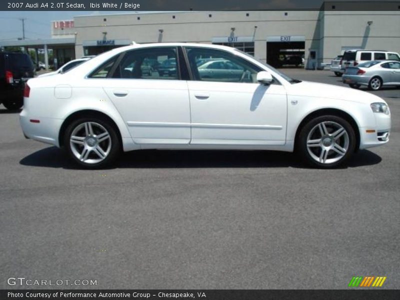 Ibis White / Beige 2007 Audi A4 2.0T Sedan