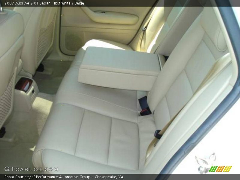 Ibis White / Beige 2007 Audi A4 2.0T Sedan
