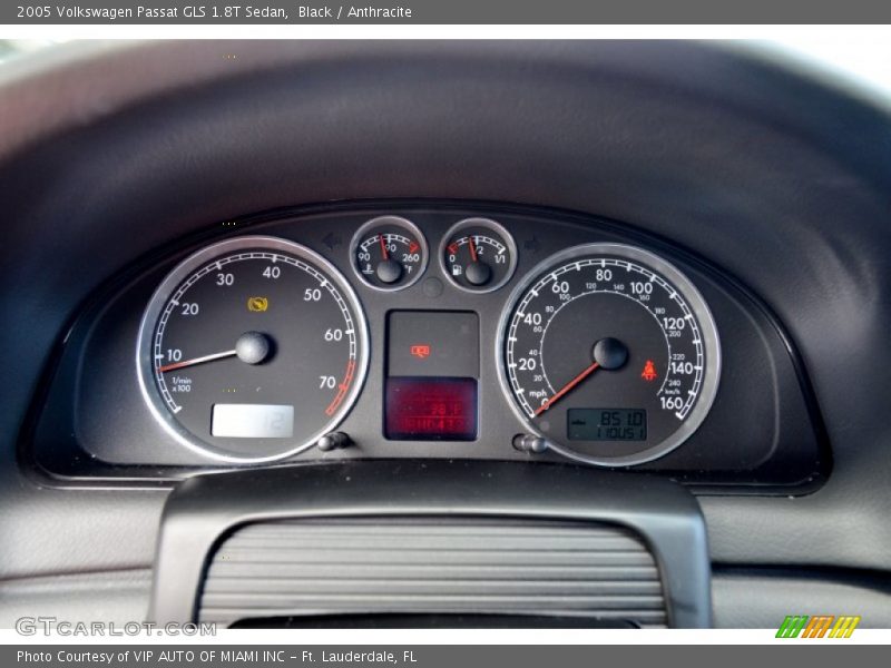  2005 Passat GLS 1.8T Sedan GLS 1.8T Sedan Gauges