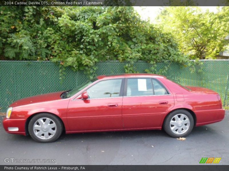 Crimson Red Pearl / Cashmere 2004 Cadillac DeVille DTS