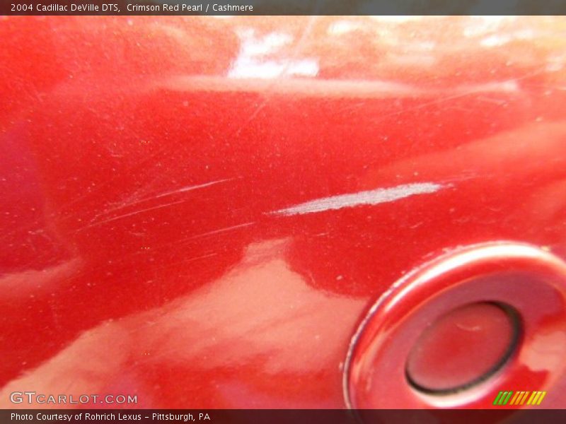 Crimson Red Pearl / Cashmere 2004 Cadillac DeVille DTS