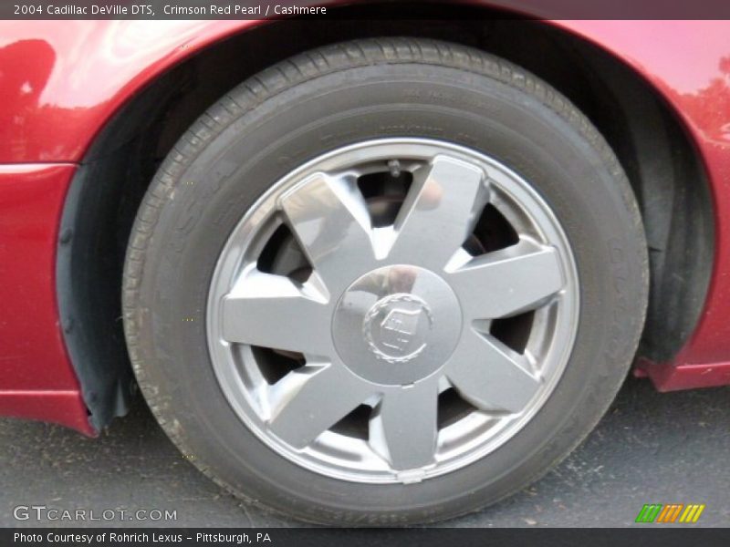 Crimson Red Pearl / Cashmere 2004 Cadillac DeVille DTS