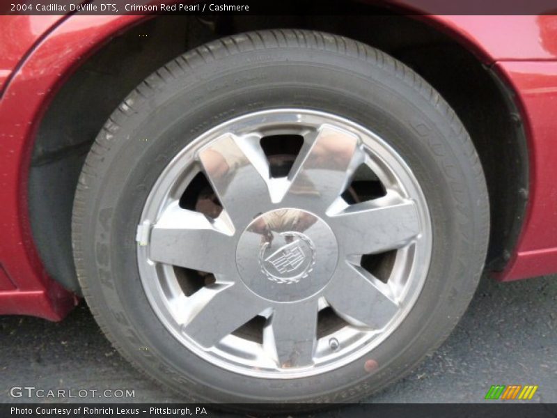 Crimson Red Pearl / Cashmere 2004 Cadillac DeVille DTS