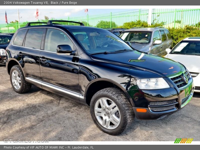 Black / Pure Beige 2004 Volkswagen Touareg V8