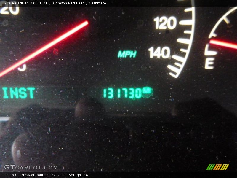 Crimson Red Pearl / Cashmere 2004 Cadillac DeVille DTS