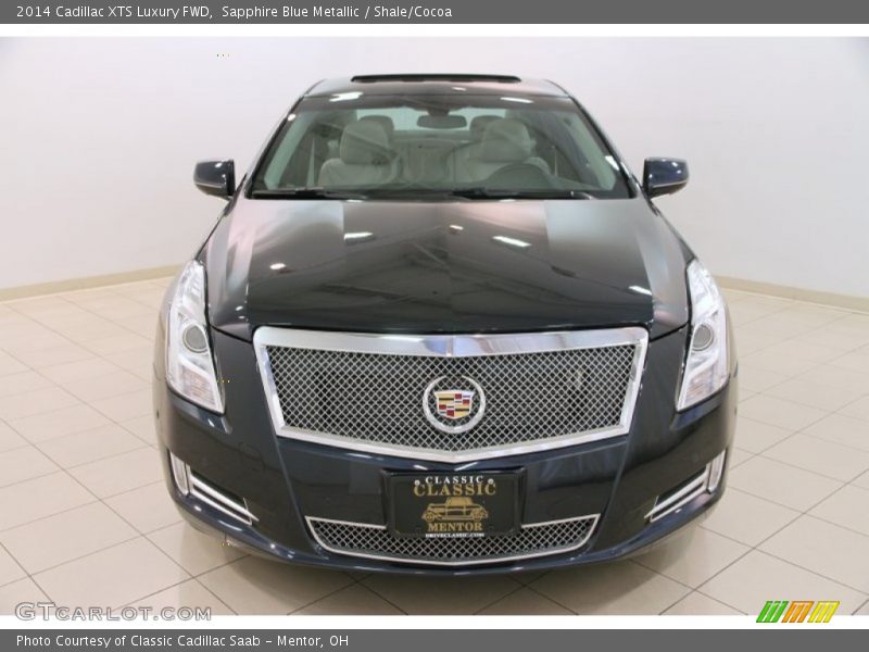 Sapphire Blue Metallic / Shale/Cocoa 2014 Cadillac XTS Luxury FWD