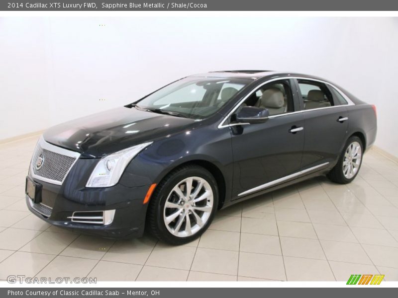Sapphire Blue Metallic / Shale/Cocoa 2014 Cadillac XTS Luxury FWD