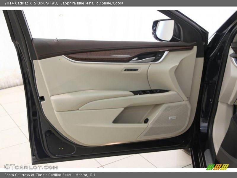 Sapphire Blue Metallic / Shale/Cocoa 2014 Cadillac XTS Luxury FWD