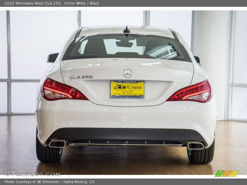 Cirrus White / Black 2015 Mercedes-Benz CLA 250