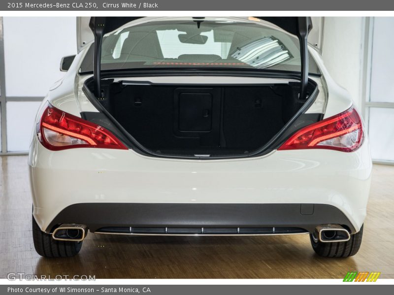 Cirrus White / Black 2015 Mercedes-Benz CLA 250