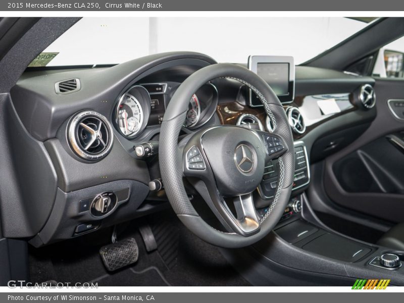 Cirrus White / Black 2015 Mercedes-Benz CLA 250