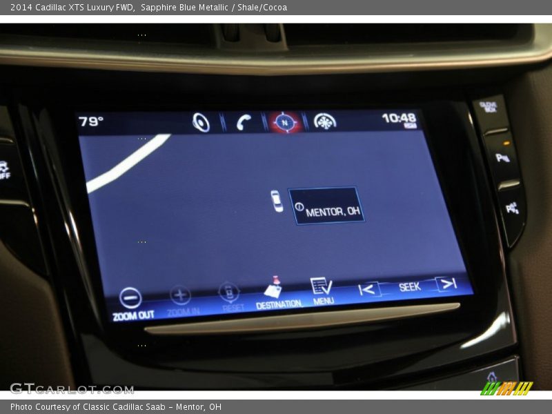 Sapphire Blue Metallic / Shale/Cocoa 2014 Cadillac XTS Luxury FWD