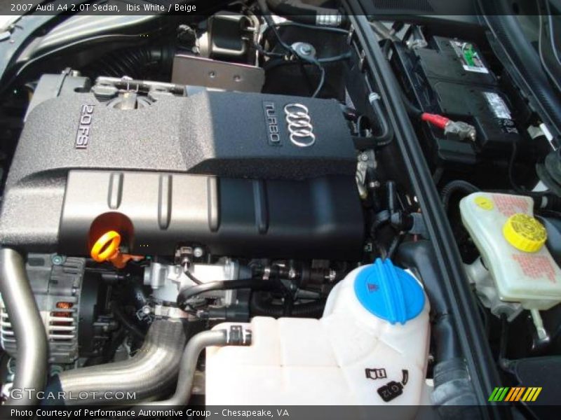 Ibis White / Beige 2007 Audi A4 2.0T Sedan