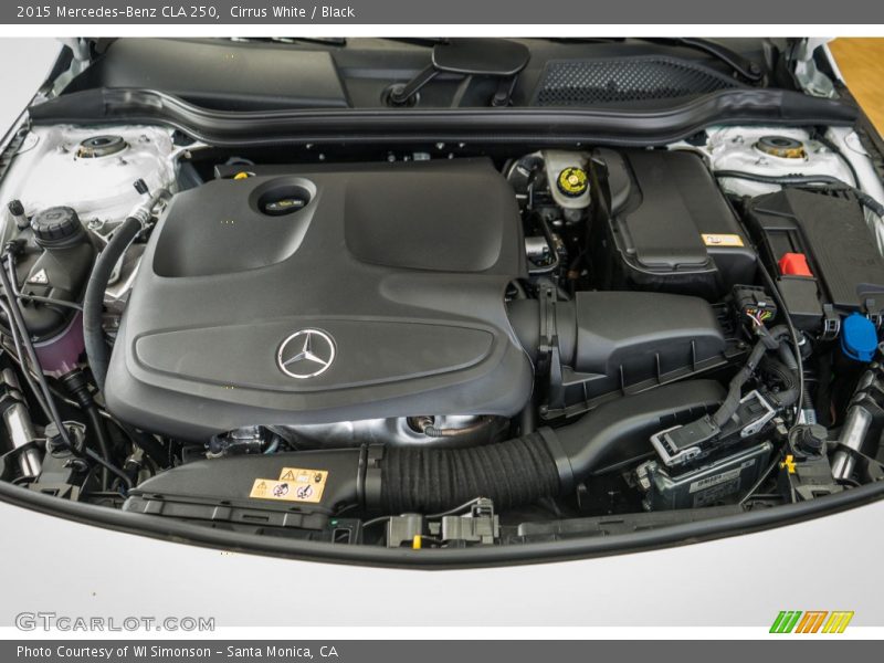 Cirrus White / Black 2015 Mercedes-Benz CLA 250