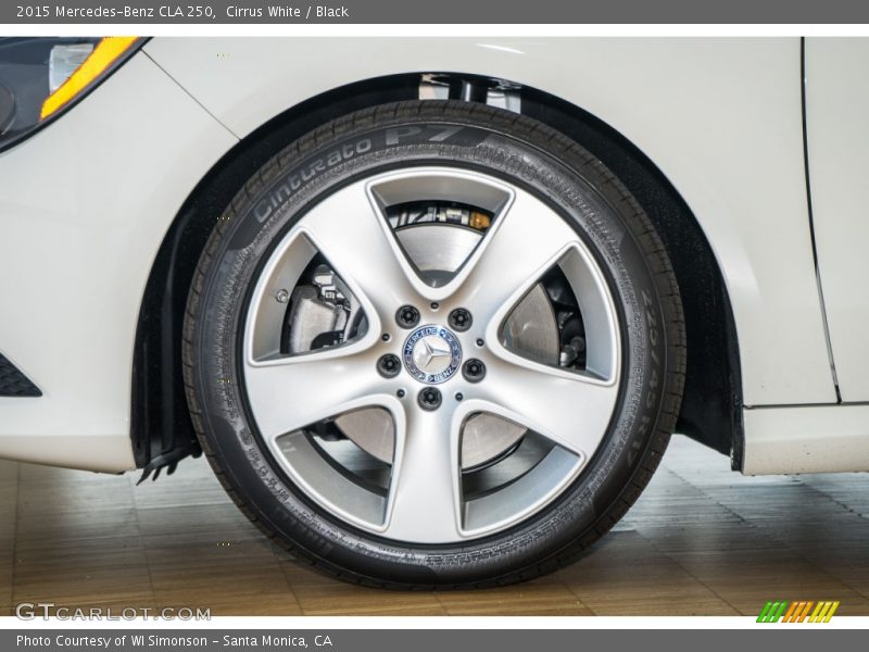 Cirrus White / Black 2015 Mercedes-Benz CLA 250