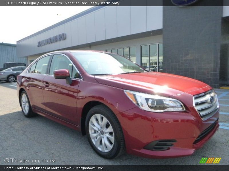 Venetian Red Pearl / Warm Ivory 2016 Subaru Legacy 2.5i Premium
