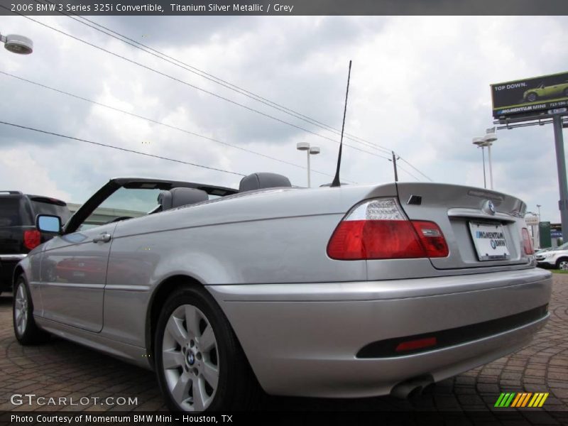 Titanium Silver Metallic / Grey 2006 BMW 3 Series 325i Convertible