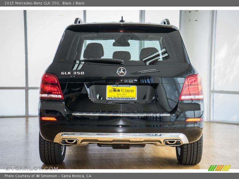 Black / Black 2015 Mercedes-Benz GLK 350