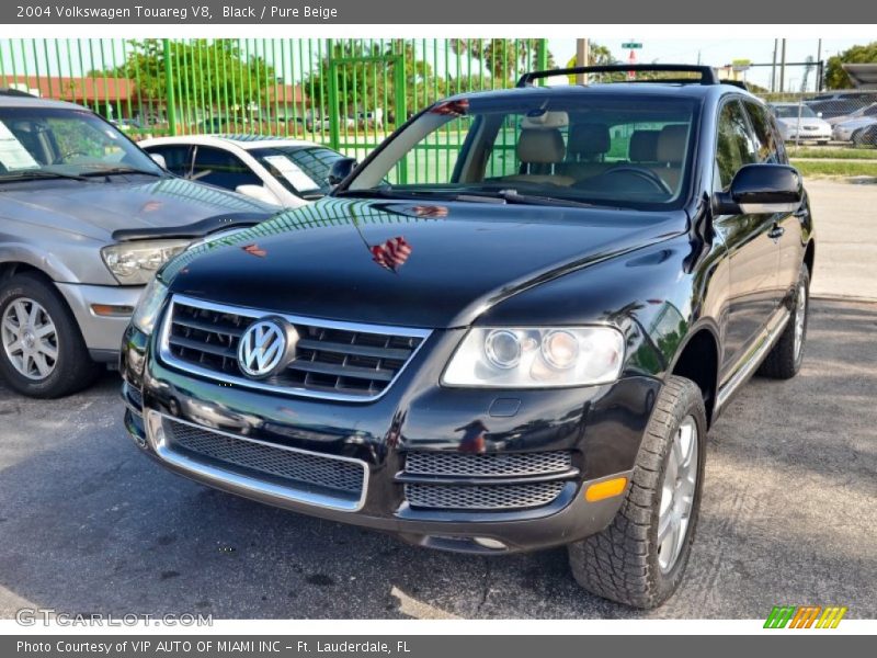 Black / Pure Beige 2004 Volkswagen Touareg V8
