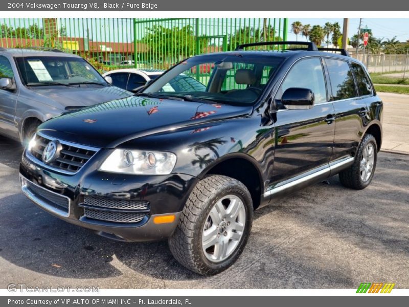 Black / Pure Beige 2004 Volkswagen Touareg V8