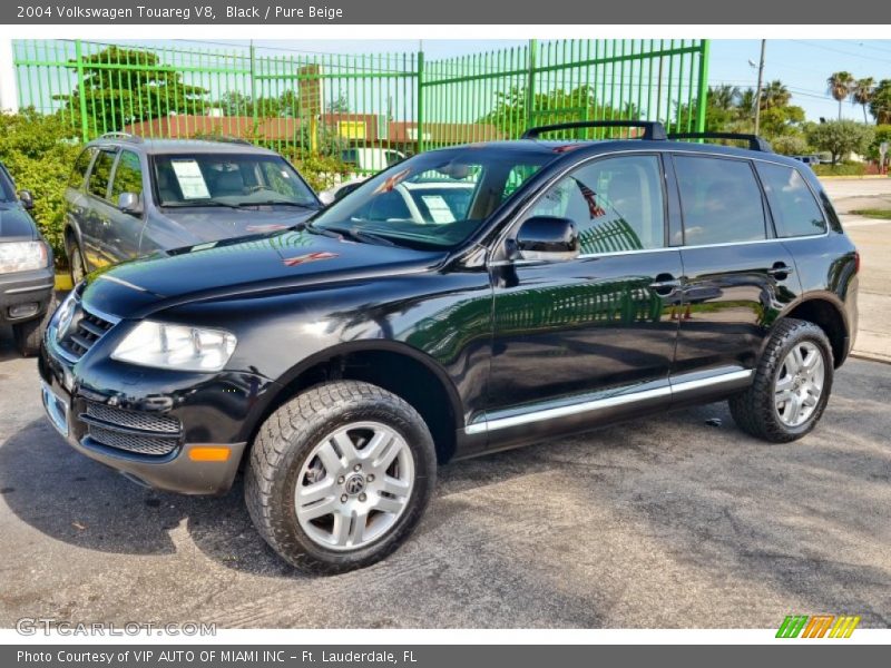 Black / Pure Beige 2004 Volkswagen Touareg V8