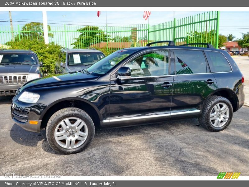 Black / Pure Beige 2004 Volkswagen Touareg V8