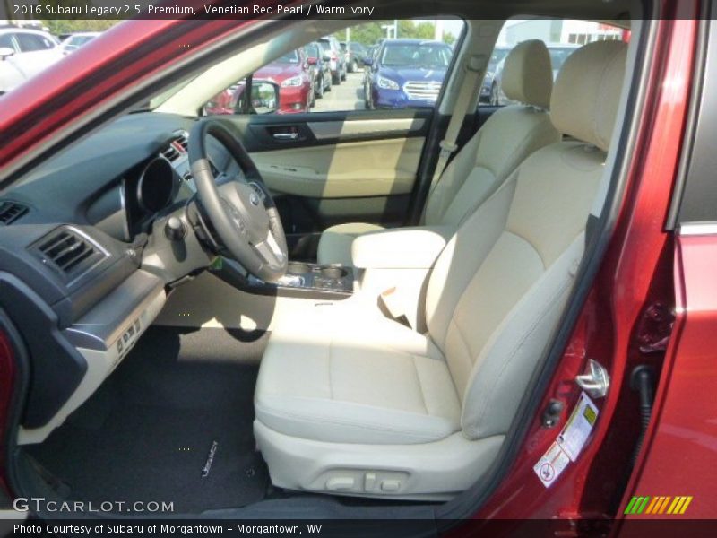  2016 Legacy 2.5i Premium Warm Ivory Interior