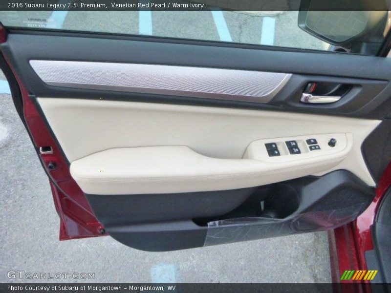 Venetian Red Pearl / Warm Ivory 2016 Subaru Legacy 2.5i Premium