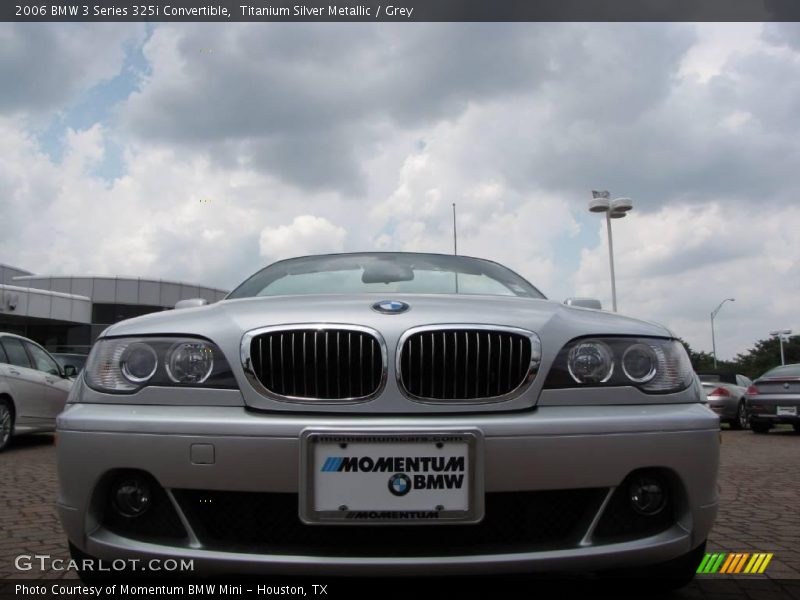 Titanium Silver Metallic / Grey 2006 BMW 3 Series 325i Convertible