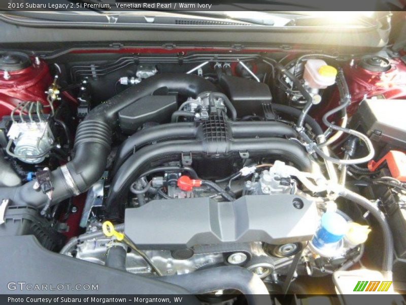  2016 Legacy 2.5i Premium Engine - 2.5 Liter DOHC 16-Valve VVT Flat 4 Cylinder