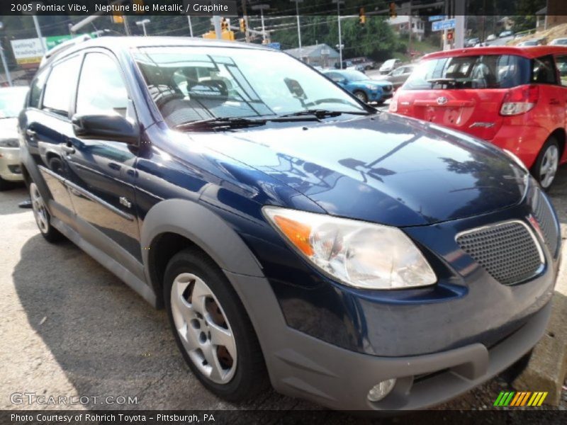 Neptune Blue Metallic / Graphite 2005 Pontiac Vibe