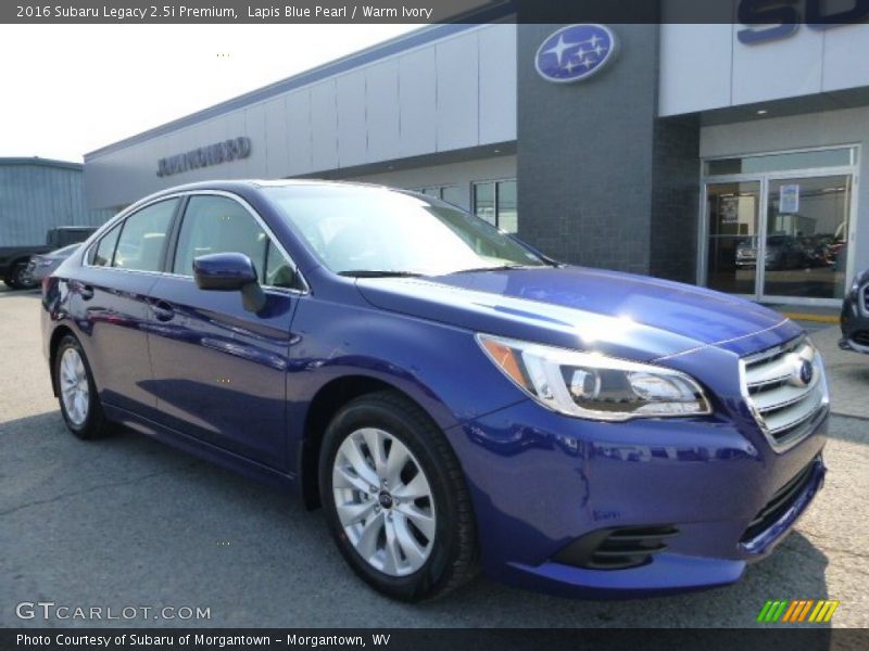 Lapis Blue Pearl / Warm Ivory 2016 Subaru Legacy 2.5i Premium