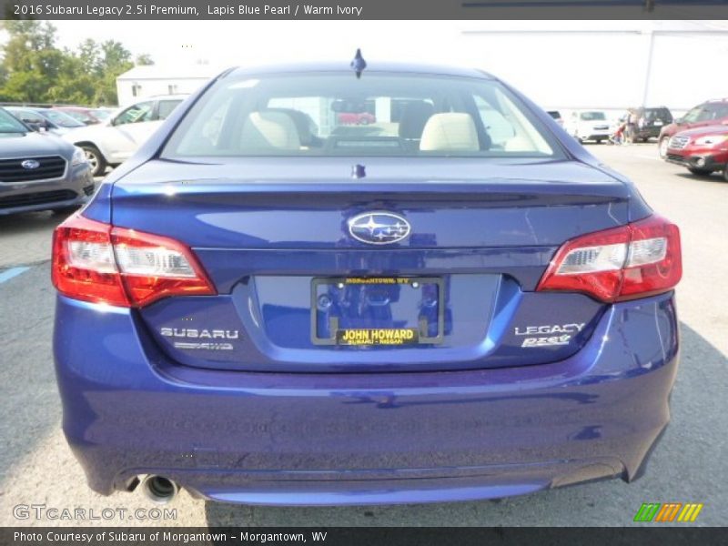 Lapis Blue Pearl / Warm Ivory 2016 Subaru Legacy 2.5i Premium