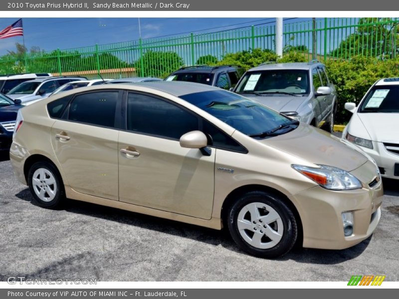 Sandy Beach Metallic / Dark Gray 2010 Toyota Prius Hybrid II