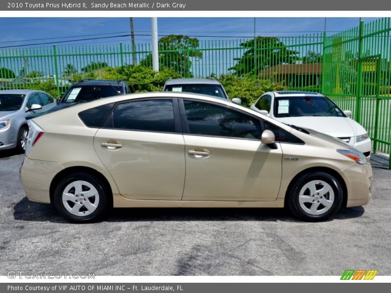 Sandy Beach Metallic / Dark Gray 2010 Toyota Prius Hybrid II