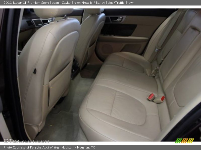 Caviar Brown Metallic / Barley Beige/Truffle Brown 2011 Jaguar XF Premium Sport Sedan