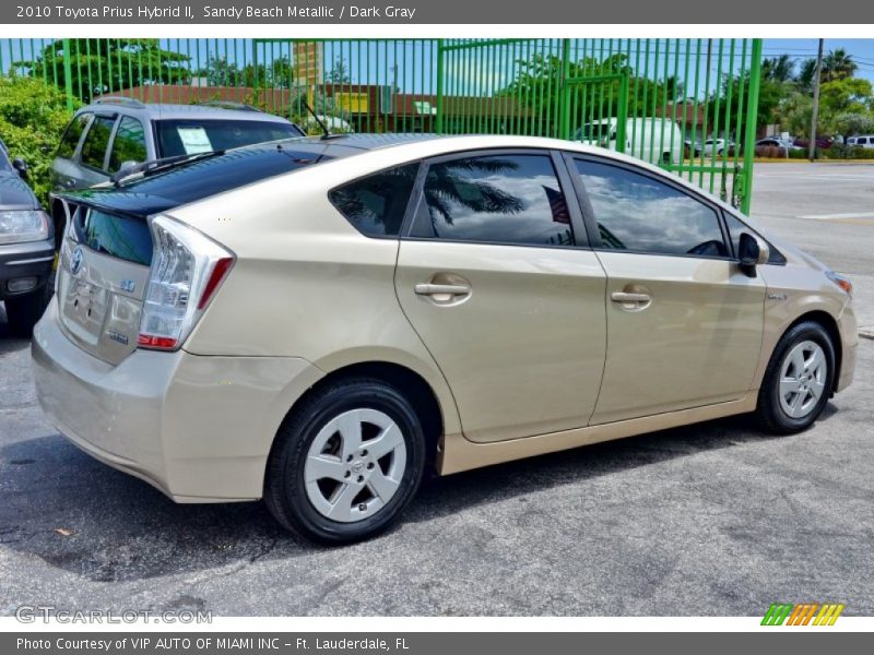 Sandy Beach Metallic / Dark Gray 2010 Toyota Prius Hybrid II