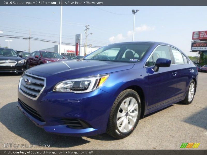 Front 3/4 View of 2016 Legacy 2.5i Premium