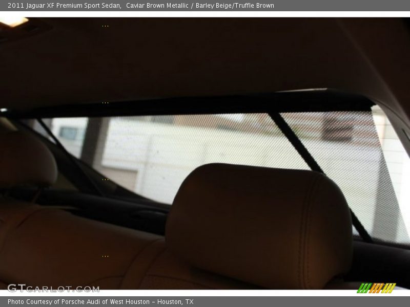 Caviar Brown Metallic / Barley Beige/Truffle Brown 2011 Jaguar XF Premium Sport Sedan