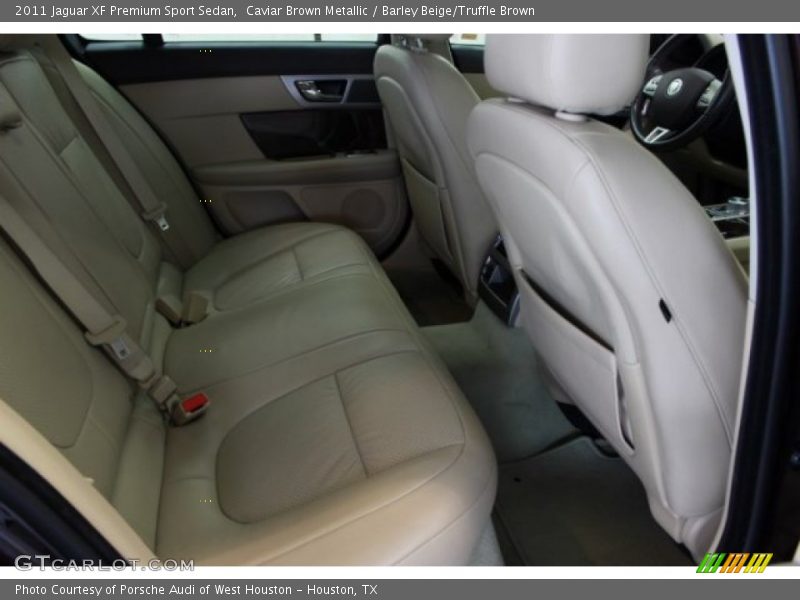 Caviar Brown Metallic / Barley Beige/Truffle Brown 2011 Jaguar XF Premium Sport Sedan