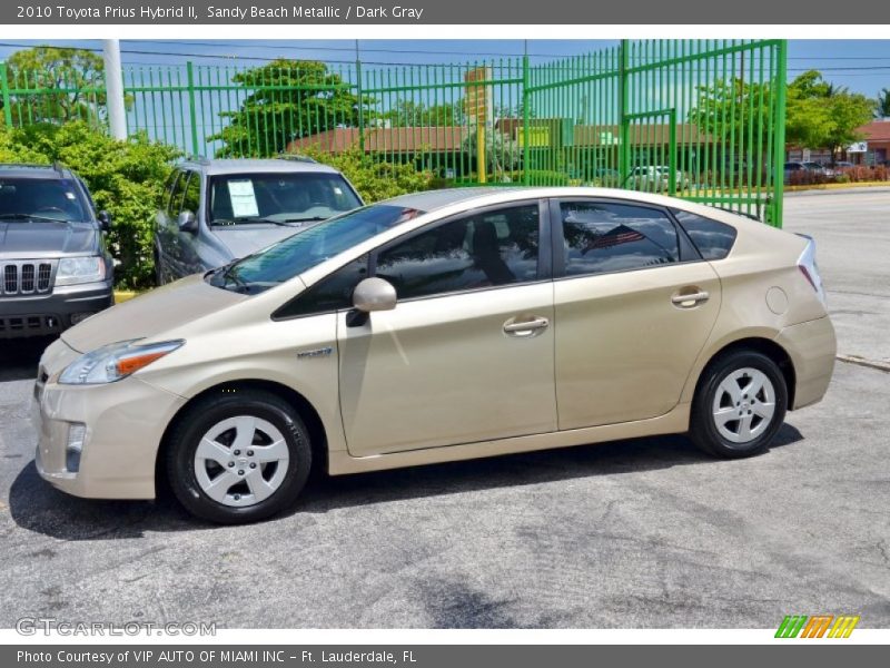 Sandy Beach Metallic / Dark Gray 2010 Toyota Prius Hybrid II