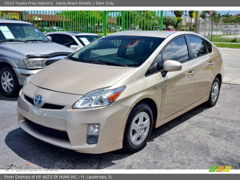 Sandy Beach Metallic / Dark Gray 2010 Toyota Prius Hybrid II