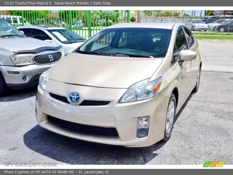 Sandy Beach Metallic / Dark Gray 2010 Toyota Prius Hybrid II