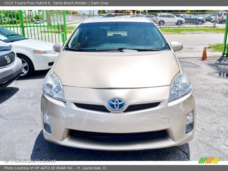 Sandy Beach Metallic / Dark Gray 2010 Toyota Prius Hybrid II
