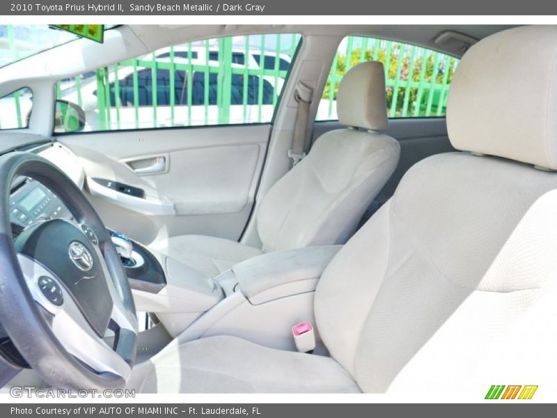 Sandy Beach Metallic / Dark Gray 2010 Toyota Prius Hybrid II
