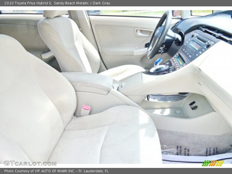 Sandy Beach Metallic / Dark Gray 2010 Toyota Prius Hybrid II