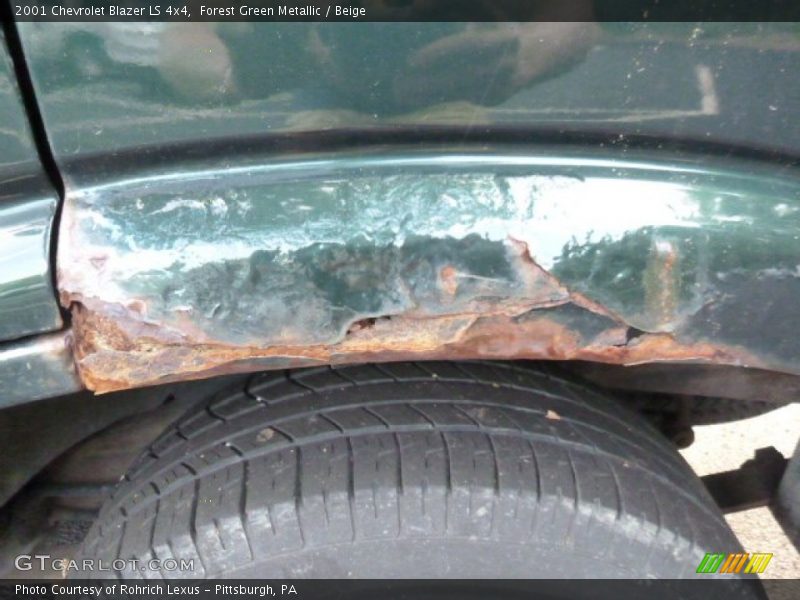 Forest Green Metallic / Beige 2001 Chevrolet Blazer LS 4x4