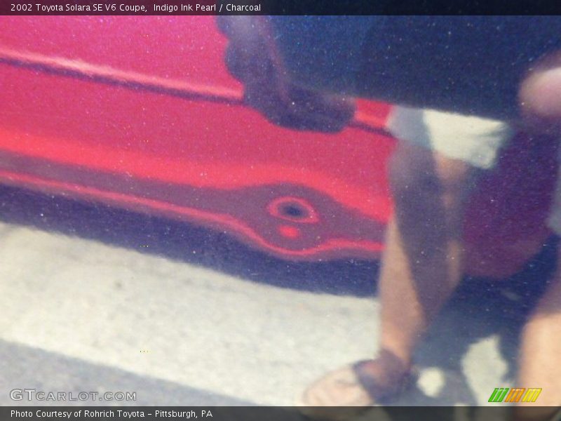 Indigo Ink Pearl / Charcoal 2002 Toyota Solara SE V6 Coupe