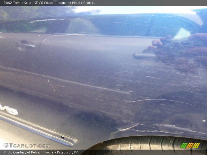 Indigo Ink Pearl / Charcoal 2002 Toyota Solara SE V6 Coupe